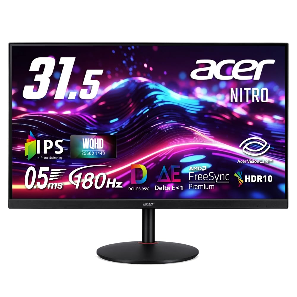 acer XV320QU 31.5インチ モニター 31.5